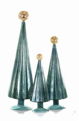 Pleated Tree - Blue/Gold