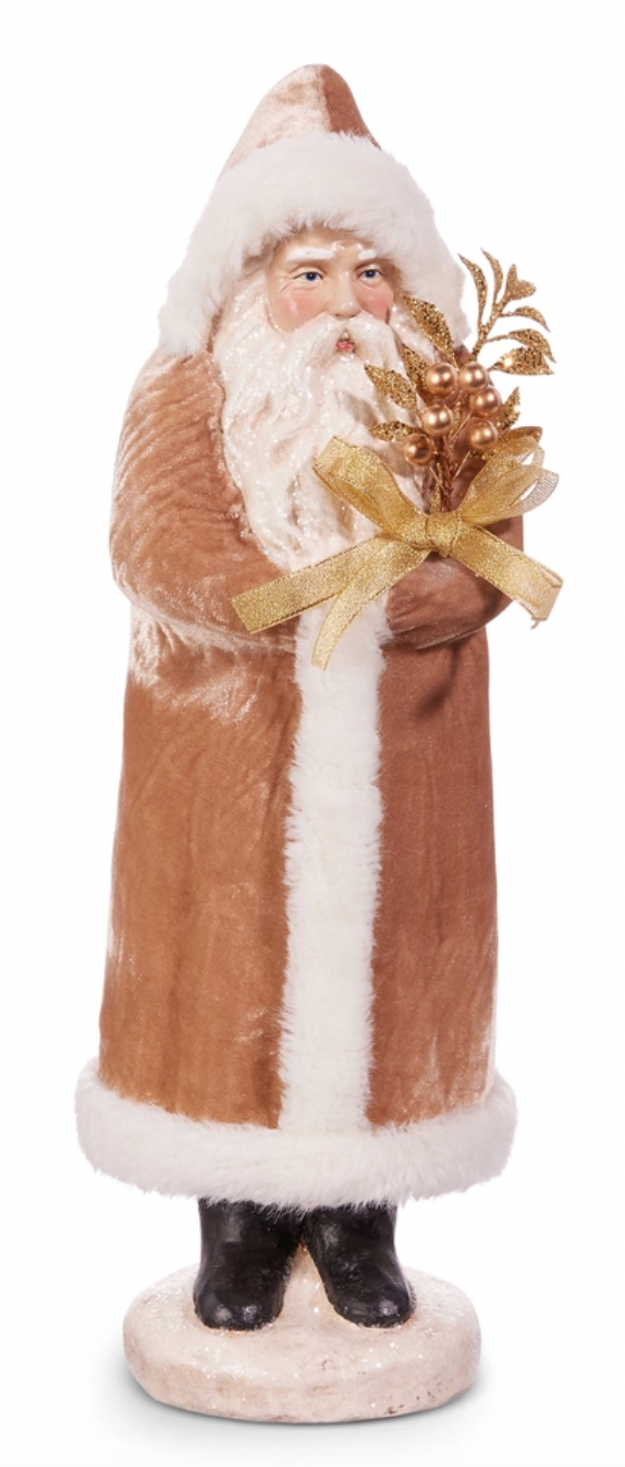 Champagne Velvet Santa 17.25