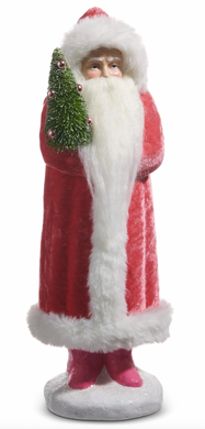 Pink Velvet Santa 14.25
