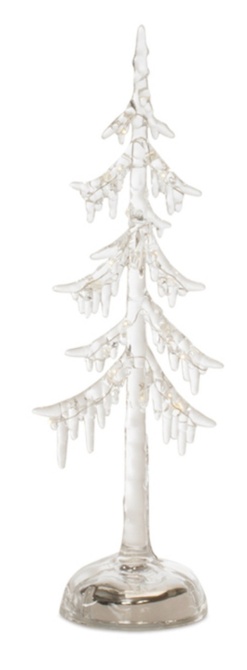 Frosted Icicle Tree with Lights - 31