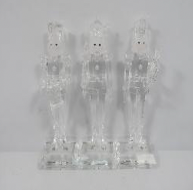 Acrylic Nutcracker on Base - 6.5