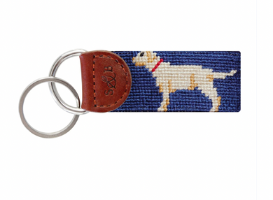 Yellow Lab Key Fob (Classic Navy)