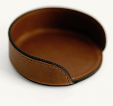 Load image into Gallery viewer, Leather Coaster Holder