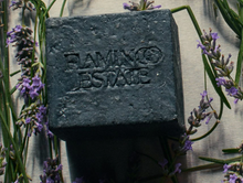 Load image into Gallery viewer, Lavender Activated Charcoal Soap Brick