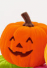 Load image into Gallery viewer, Flocked Jack-O'-Lantern, 9"