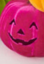 Load image into Gallery viewer, Flocked Jack-O'-Lantern, 9"