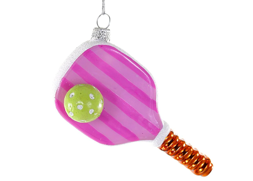 Pink Pickleball Ornament