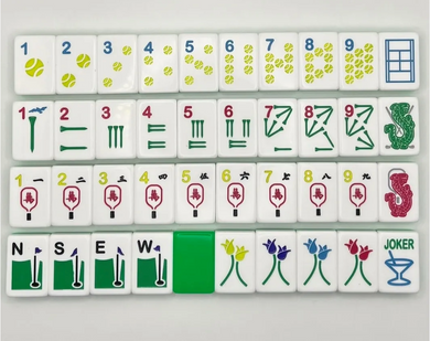 Country Club Mahjong Tiles
