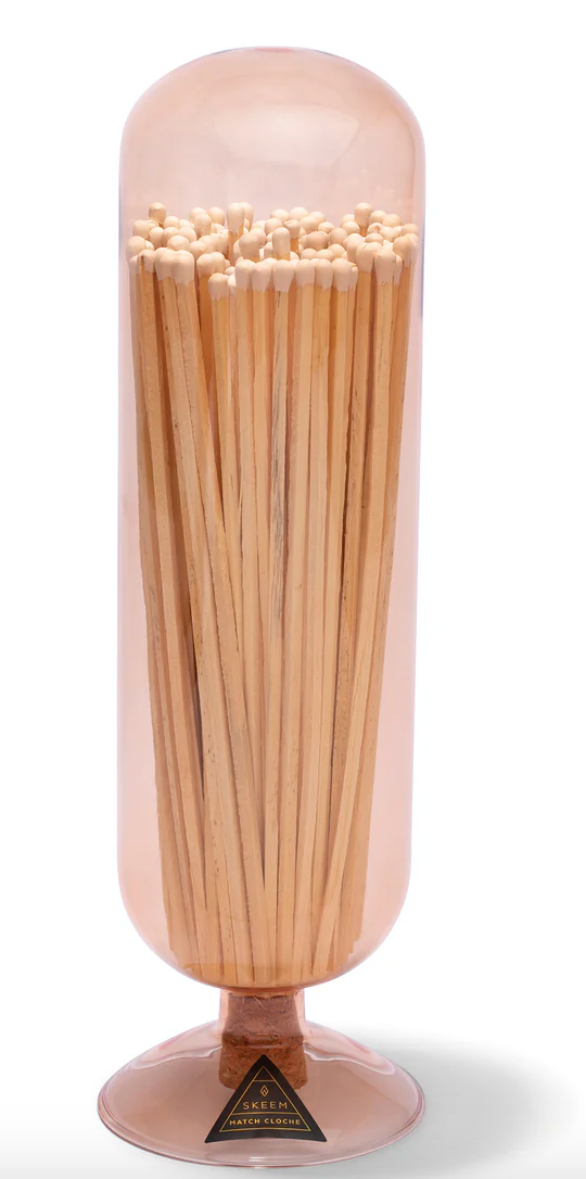 Apricot Fireplace Match Cloche