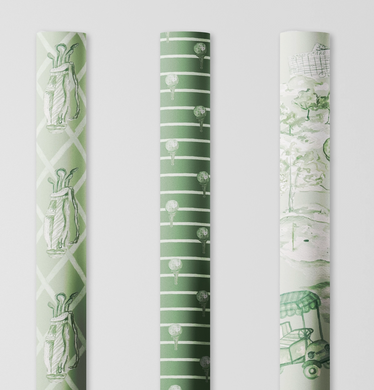 Golf Wrapping Paper Bundle