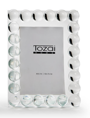 Bubble Crystal Glass Photo Frame 4x6