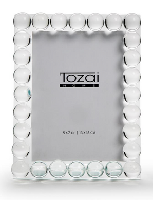 Bubble Crystal Glass Photo Frame 5x7