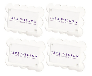 Scallop Place Card Holder