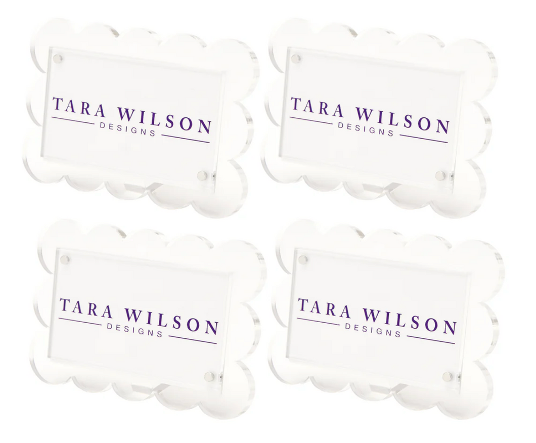 Scallop Place Card Holder