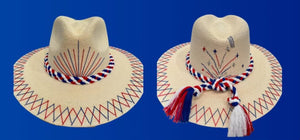 Palm Hat - Patriotic Fireworks