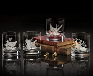 Upland Gamebirds Double Old Fashion S/4