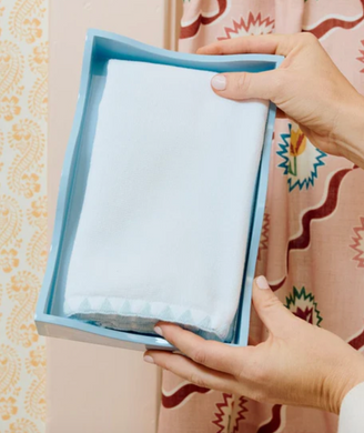 Hydrangea Blue Lacquer Tray