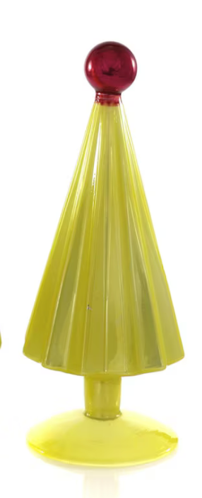 Pleated Tree - Chartreuse x-small