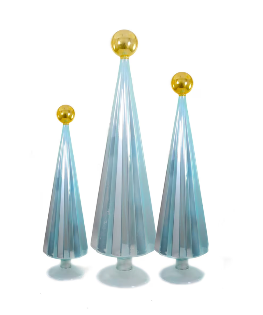 Pleated Tree - Sky Gold