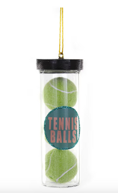 Canister of Tennis Balls Ornament