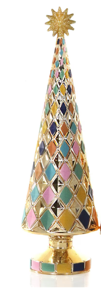 Stacked Diamond Tree - Pastel 14.5