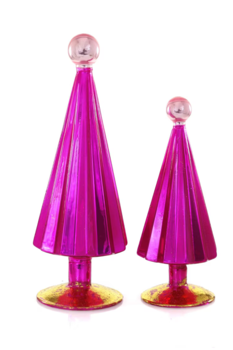 Pleated Tree - Fuchsia Pink