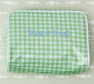 Small Patterned Toiletry Bag
