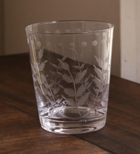 Load image into Gallery viewer, Glass Fern with Dots, Set of 4