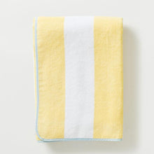 Load image into Gallery viewer, Beach Towel in Yellow Stripe