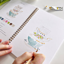 Load image into Gallery viewer, Spring watercolor workbook