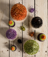 Load image into Gallery viewer, Glittered Spider Purple