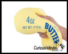 Load image into Gallery viewer, 1 Jumbo Butter Squishy Squeeze Stress Ball Soft Doh Filling