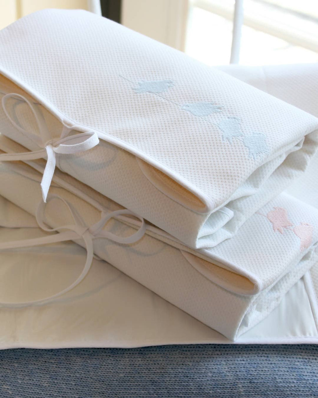 Diaper Changing Mat Twin Birds: Rosa