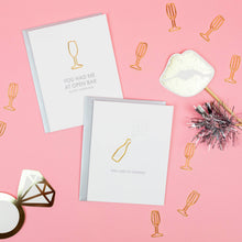 Load image into Gallery viewer, This Calls for Bubbly! - Congrats | Celebration - Champagne Paperclip Card