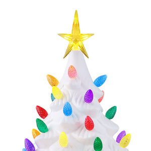 24" Nostalgic Tree - White