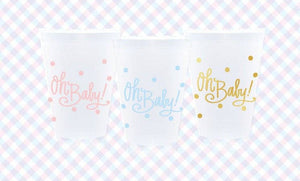 Oh Baby! (3 colors) | Frosted Cups: Baby Pink