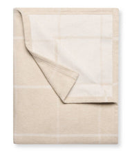 Load image into Gallery viewer, The Lightweight Blanket - Windowpane Wheat