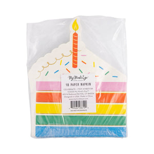Cake Shaped Dinner Napkins