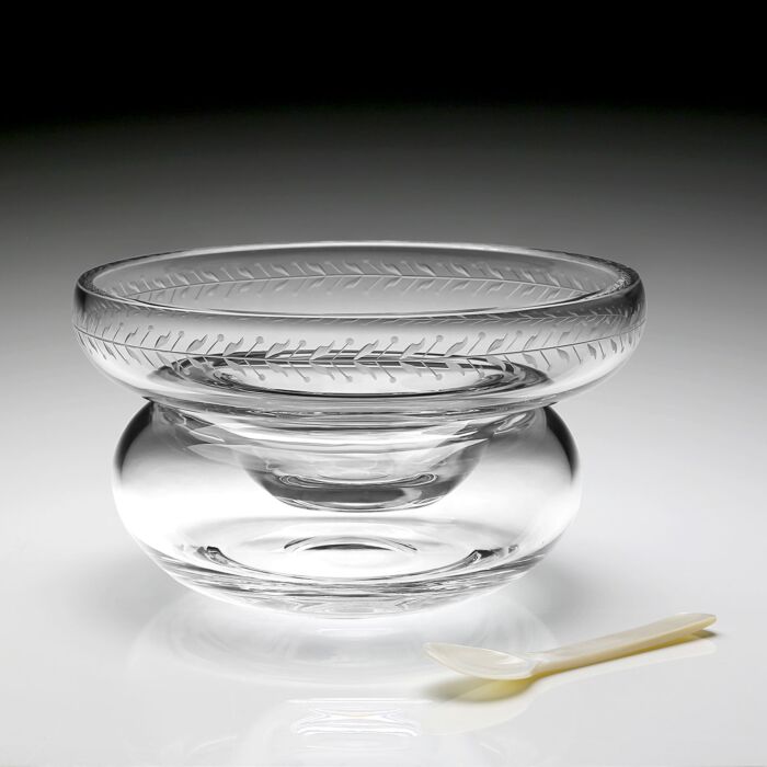 Ada Caviar/Seafood Server with Spoon
