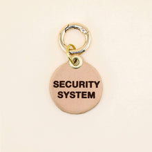 Load image into Gallery viewer, Security System Pet Tag: Black Acrylic