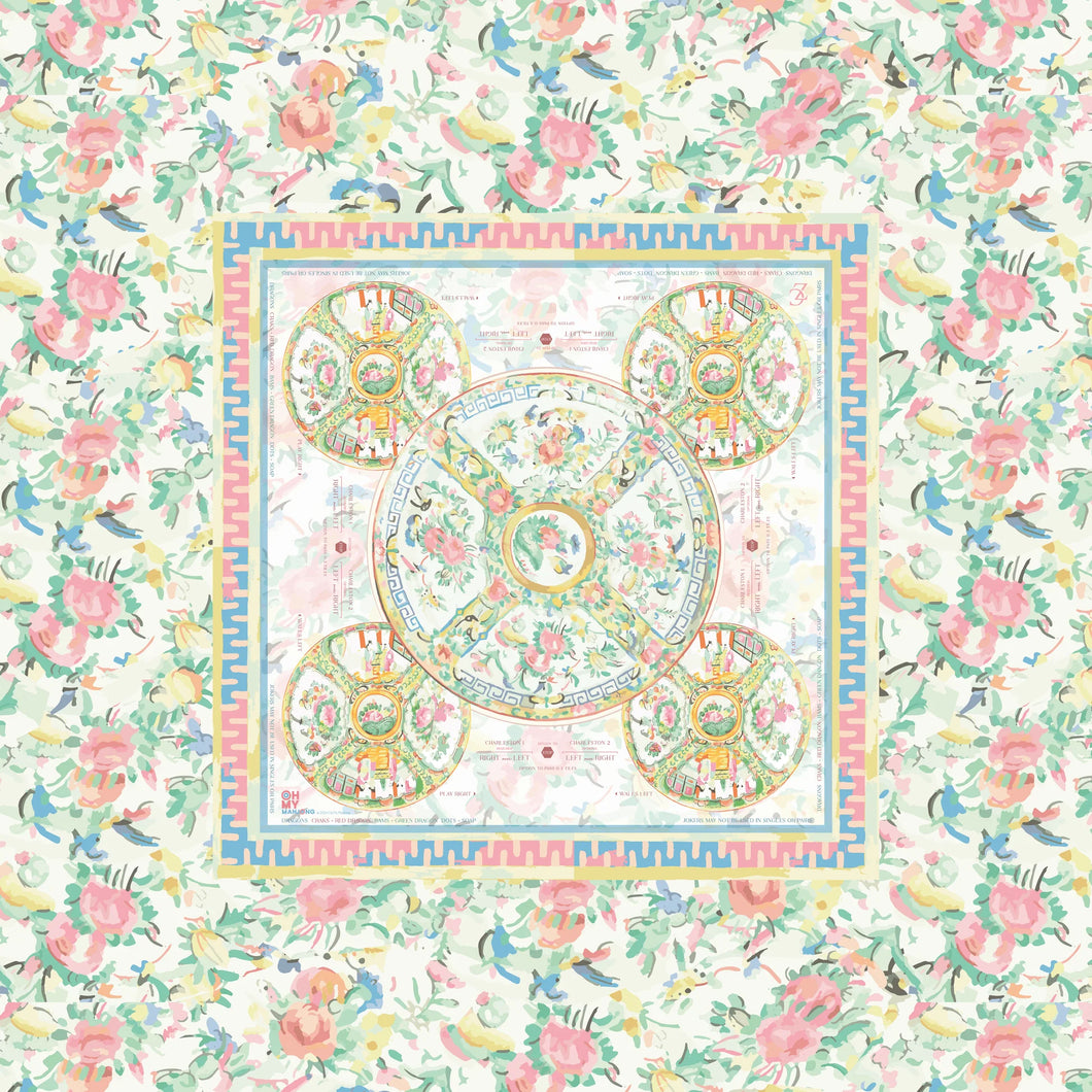 Aristocrat Instructional Mahjong Tablecloth