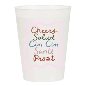 Cheers Sante Frosted Cups - Pack of 6