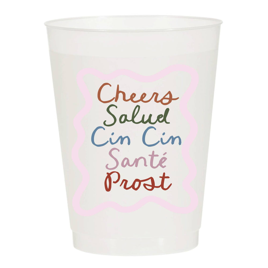 Cheers Sante Frosted Cups - Pack of 6