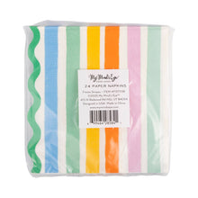 Load image into Gallery viewer, Fiesta Striped Cocktail Napkins