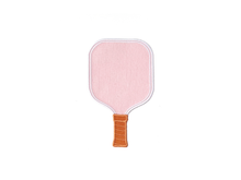 Load image into Gallery viewer, Pink Pickleball Paddle Linen Cocktail Napkins - Set of 4