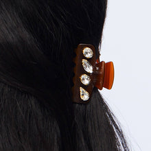 Load image into Gallery viewer, RUST MINI CRYSTAL CLAW CLIP