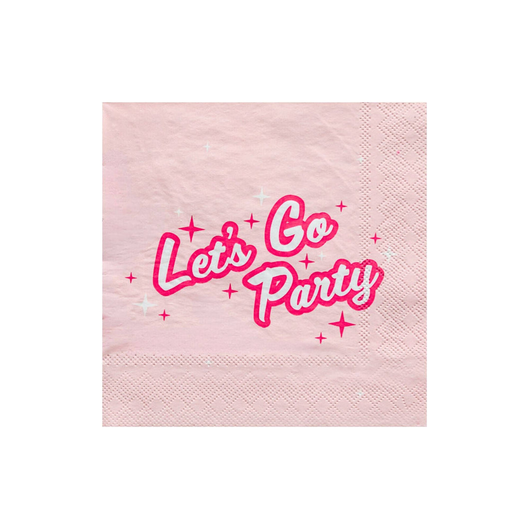 Let's Go Party Napkins