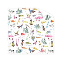 Load image into Gallery viewer, Ski Dogs Wrapping Paper Roll