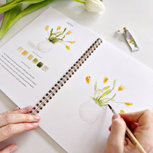 Load image into Gallery viewer, Spring watercolor workbook