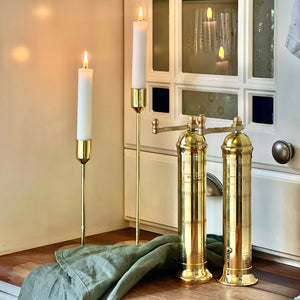 The Original 'Brass Mill' - 9" Salt Grinder